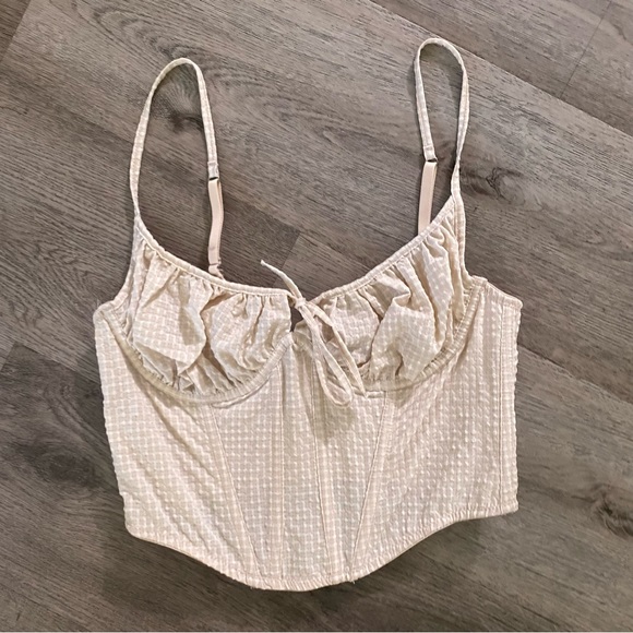 Urban Outfitters Tops - Out From Under Devon Seersucker Corset
